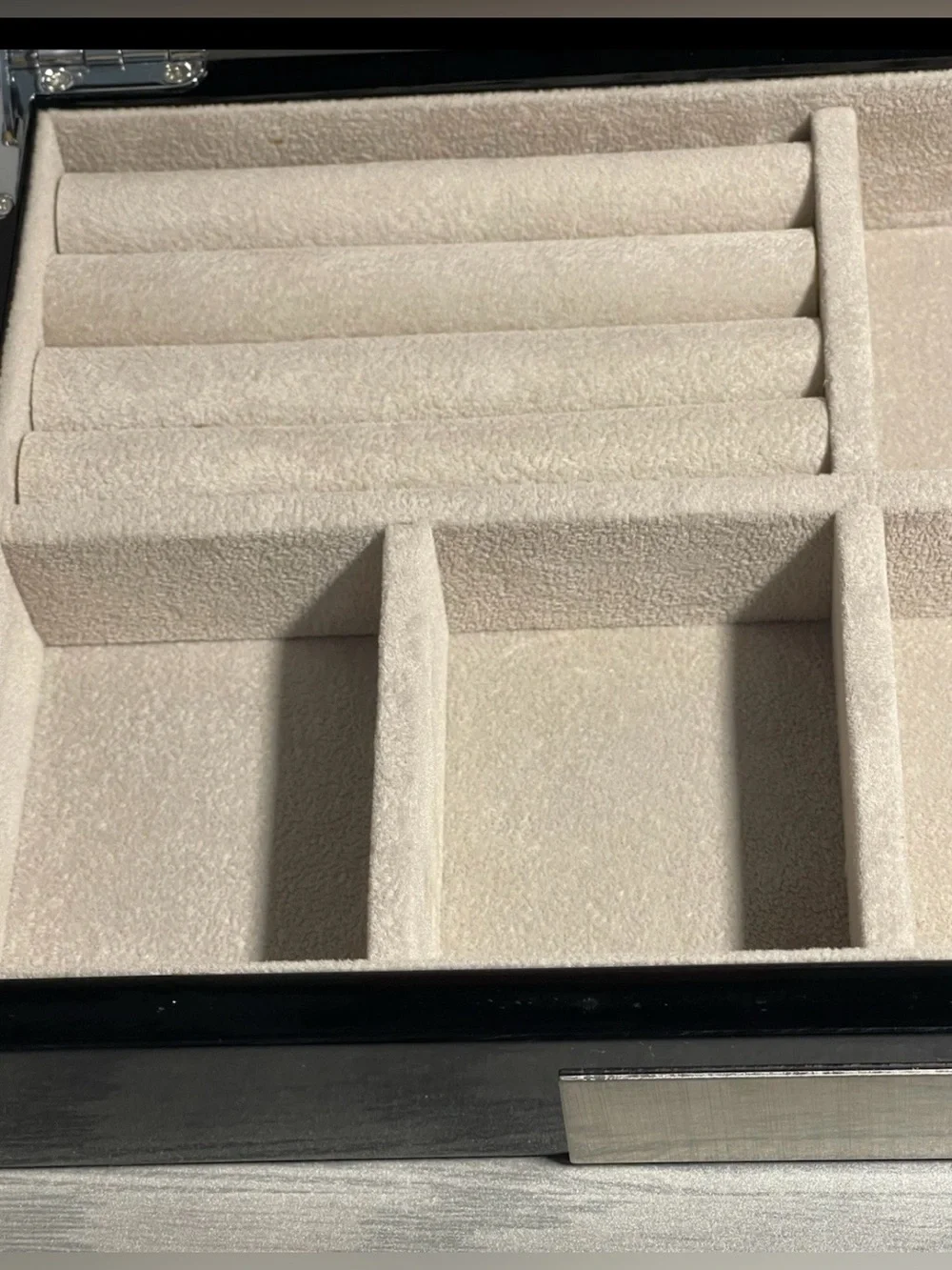 Jewelry Box w/ Lined Interior • Black - Trinket